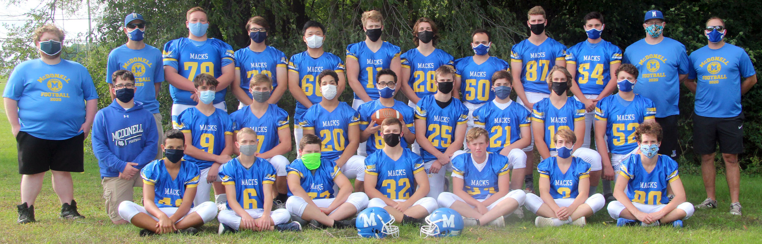2020 McDonell Football Team